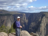 John Barr at Black Canyon of the Gunnison, 2002