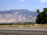 Pliocene basalts cap the Green River and Wasatch sediments of Grand Mesa