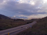 Range front in late afternoon light