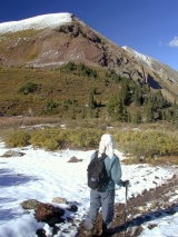 Contact metamorphic gradient near Cathedral Lake, Elk Range