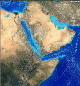 Afar triple junction, including the Red Sea, the Gulf of Aden and the East African Rift; courtesy Jules Verne map server, http://jules.unavco.org
