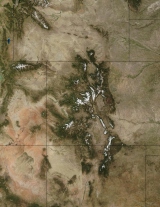 Colorado in first snow, courtesy NASA, Visible Earth, http://visibleearth.nasa.gov/