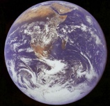 Earth over Africa, courtesy NASA