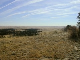 High plains looking east from the rim of the Colorado Piedmont west of Kiowa