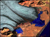 Iceland's Breidamerkurjökull glacier, 2000, courtesy of NASA, Visible Earth, http://visibleearth.nasa.gov/