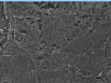 Possible older butte collapse ring with a large fan and several talus flatirons in its eastern inner slope; courtesy TerraServer.com