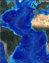 Relief map with plate boundaries, courtesy UNAVCO, JV Voyager, Jr., http://jules.unavco.org