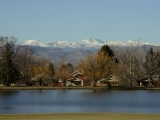 The exposed Mount Evans batholith as seen from Denver