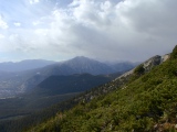 View of the northern Tenmile Range, Frisco and Royal Mountain from Buffalo Mountain.