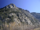East wall of Tenmile Canyon from Frisco, CO
