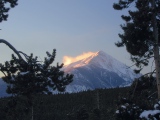 Peak 1 of the Tenmile Range, from the base of Buffalo Mountain above Silverthorne, Colorado
